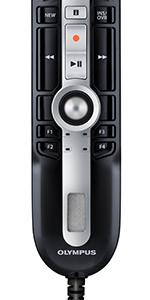 Olympus RM-4015P RecMic II Dikte Mikrofonu (Basmalı Düğme + İz Topu, 8 GB Bellek)